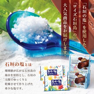 ロイズ石垣島 人気スイーツセット  ポテトチップチョコレート ＆ 石垣の塩チョコレートの画像 2枚目