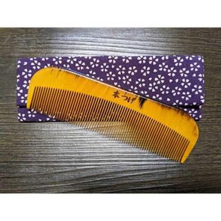 本つげ材 すす櫛 細歯 13cmの画像 1枚目