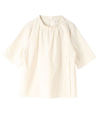 オーガニックフリルシャツ 授乳服 マタニティ服 日本製 MO HOUSE（モーハウス）のサムネイル画像 4枚目