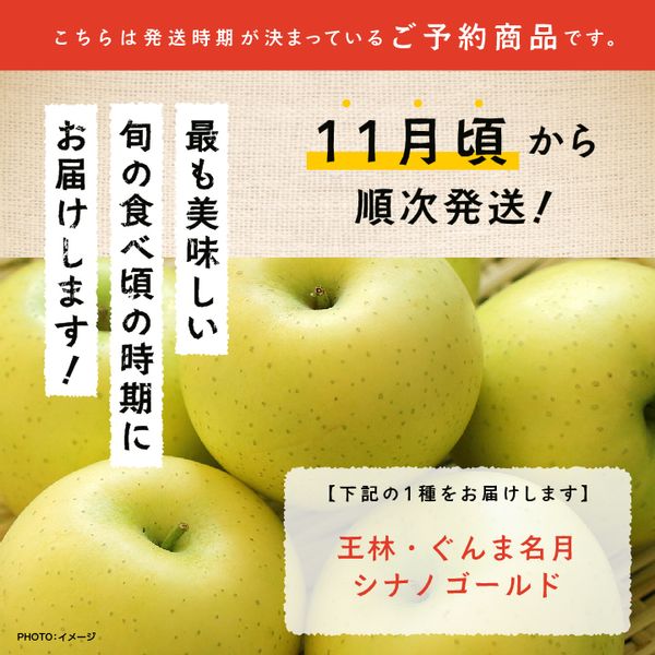 羽山りんご 品種おまかせ（中生）5kg 福島県二本松市のサムネイル画像 2枚目