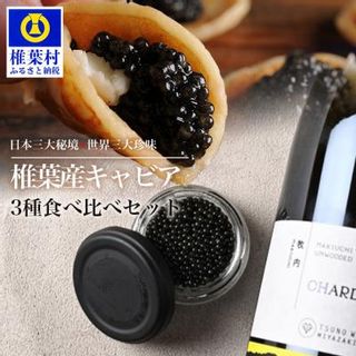 【世界三大珍味×日本三大秘境】HEIKE CAVIAR 3種食べ比べセット20g×3の画像 1枚目