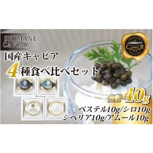 キャビア4種食べ比べセット計40g（4種各10g）の画像