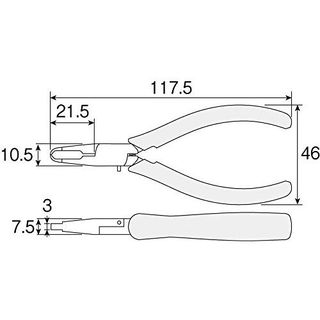 エンドニッパー N-36 ホーザン株式会社のサムネイル画像 3枚目