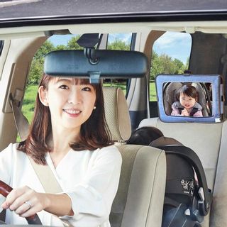 前を向いたまま赤ちゃんの様子を見られる スマートドライブミラーの画像 2枚目