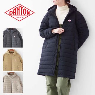 W MIDDLE DOWN HOODED COAT [DT-A0190 NPS]LADY'Sの画像 1枚目