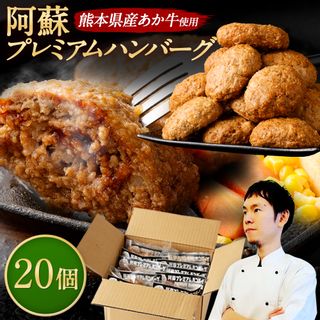  阿蘇プレミアムハンバーグ （150g×20個） 熊本県高森町のサムネイル画像