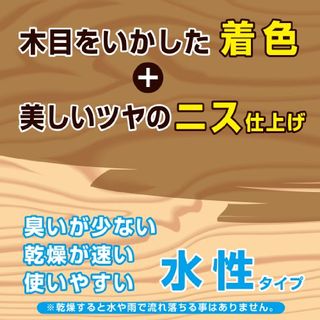 水性ウレタン着色ニス 株式会社カンペハピオのサムネイル画像 2枚目