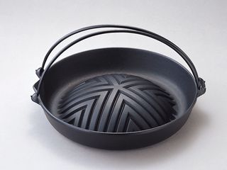 焼肉ジンギスカン鍋(ツル付)の画像 1枚目