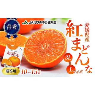 紅まどんな 青秀3L～L（10玉～15玉） 愛媛県東温市のサムネイル画像 1枚目