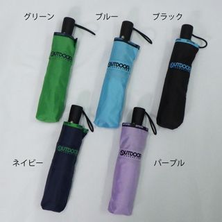 キッズ無地ロゴパイピング自動開閉折たたみ傘 OUTDOOR PRODUCTS（アウトドアプロダクツ）のサムネイル画像 4枚目