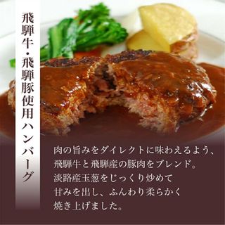 飛騨牛・飛騨豚使用 ハンバーグ 8個セット デミグラスソース付の画像 2枚目