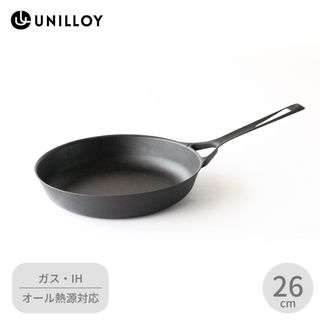 UNILLOY（ユニロイ）薄く 軽い 鋳物フライパン 26cm 新潟県三条市のサムネイル画像 1枚目