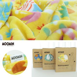 MOOMIN 着る毛布 フリーサイズ ローブタイプ ムーミンの画像 3枚目