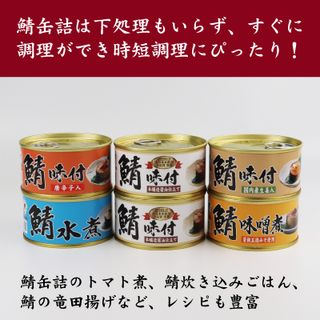 鯖缶詰24缶詰め合わせ A  福井県小浜市のサムネイル画像 2枚目