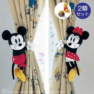 ディズニー ぬいぐるみカーテンタッセルの画像 1枚目