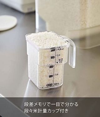 密閉 袋ごと 米びつ 5kg  山崎実業 (Yamazaki)のサムネイル画像 4枚目