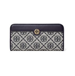 Tモノグラム ジャカード ジップ スリム ウォレット TORY BURCH（トリーバーチ）のサムネイル画像 1枚目