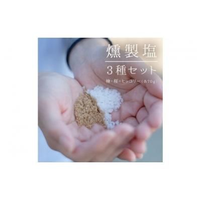 ZS-641 燻製塩３種（桜・檜・ヒッコリー）の画像
