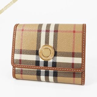 チェック＆レザー スモール フォールディングウォレット Burberry（バーバリー）のサムネイル画像 1枚目