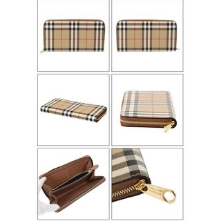 チェック＆レザー ラウンドジップウォレット Burberry（バーバリー）のサムネイル画像 2枚目