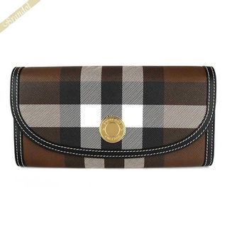 チェック＆レザー コンチネンタルウォレット Burberry（バーバリー）のサムネイル画像 1枚目