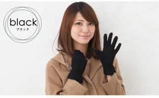 日本縫製のカシミヤ100％手袋の画像 2枚目