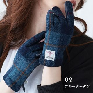 Attivo (アッティーヴォ) ×Harris Tweed(ハリスツイード) 革手袋 レディース 株式会社アレグレットのサムネイル画像 3枚目