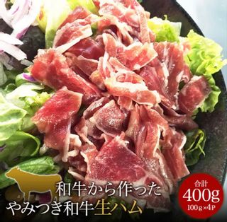 やみつき和牛 生ハム4パック入り ローストビーフ 焼豚の松岡精肉店のサムネイル画像 1枚目