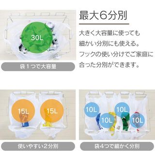 分別ダストワゴン キャスター付き 川口工器のサムネイル画像 3枚目