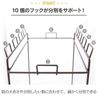 分別ダストワゴン キャスター付き 川口工器のサムネイル画像 2枚目