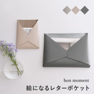 フェイクレザー レターポケット bon moment （ボンモマン）のサムネイル画像