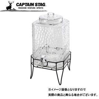 ガラスドリンクサーバー 10L スタンド付 CAPTAIN STAG（キャプテンスタッグ）のサムネイル画像 1枚目