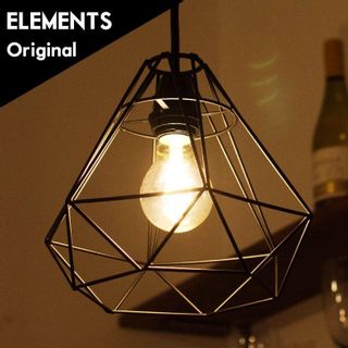 ワイヤーランプシェード ダイヤモンド ELEMENTS( エレメンツ)のサムネイル画像