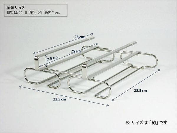 ワイングラスホルダー ダブル アールエスハンガースタジオのサムネイル画像 2枚目