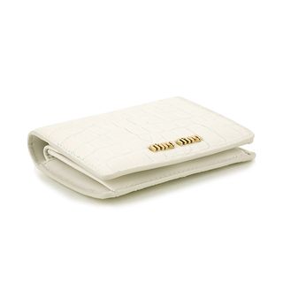 CROCO-PRINTED SMALL LEATHER WALLET 5MV204 2DQ8 F0009の画像 2枚目