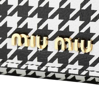 PRINT LEATHER スモールウォレット 5ME005 2F38 F0967 miumiu（ミュウミュウ） のサムネイル画像 4枚目