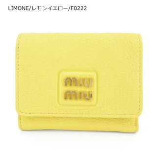 3つ折り財布　5MH043 2AJB miumiu（ミュウミュウ） のサムネイル画像 2枚目