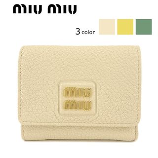 3つ折り財布　5MH043 2AJB miumiu（ミュウミュウ） のサムネイル画像 1枚目