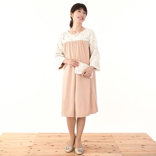 ヴィーナススウェードレーシー 授乳服 日本製の画像 1枚目