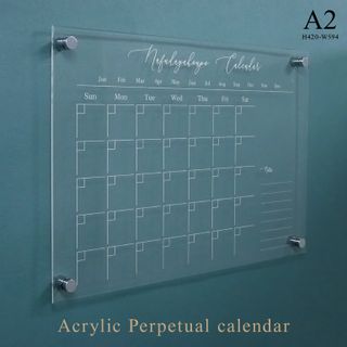 Perpetual calendar【A2】 株式会社中央ネームプレート製作所のサムネイル画像 1枚目