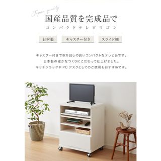 日本製 国産 テレビ台 【完成品】ハイタイプ 株式会社ジェネレーションパスのサムネイル画像 3枚目