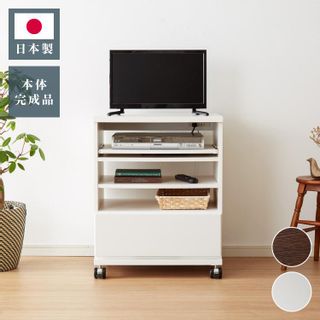 日本製 国産 テレビ台 【完成品】ハイタイプの画像 1枚目