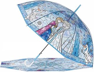 ステンドグラス傘 アナと雪の女王 ワンタッチタイプ 60cm 32471の画像 2枚目