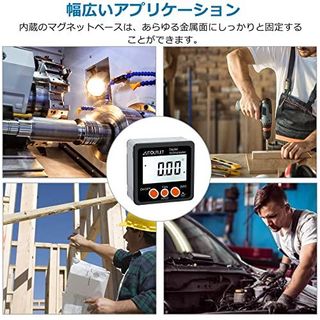 デジタル角度計 アングルメーター レベルボックス 水平器 AUTOUTLETのサムネイル画像 4枚目