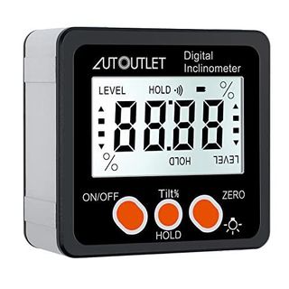 デジタル角度計 アングルメーター レベルボックス 水平器 AUTOUTLETのサムネイル画像 1枚目