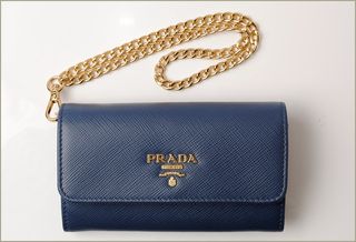 チェーン付きミニ財布 SAFFIANO PRADA（プラダ）のサムネイル画像 2枚目