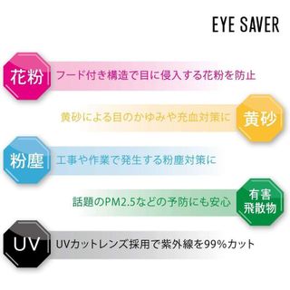 花粉症めがね　KG-303-1 株式会社エニックスのサムネイル画像 2枚目