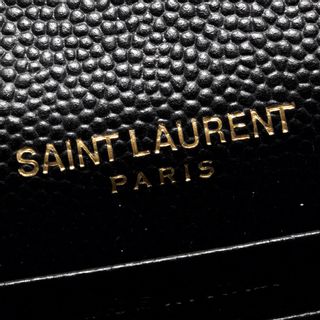 モノグラム ラージフラップウォレット（グレイン・ド・プードル／エンボスレザー） SAINT LAURENT（サンローラン）のサムネイル画像 3枚目