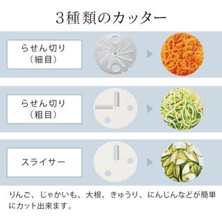 電動ベジタブルスライサー 株式会社オーム電機のサムネイル画像 2枚目