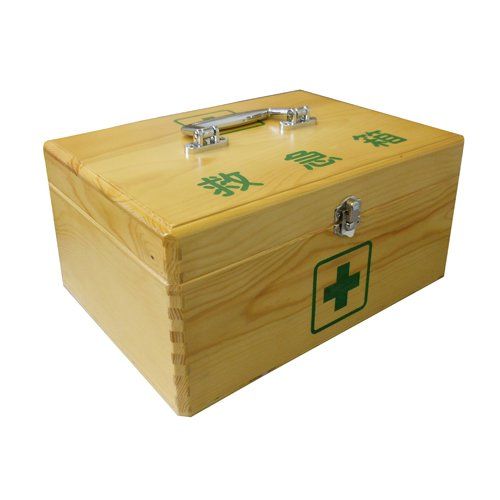 リーダー木製救急箱 Mサイズ 日進医療器のサムネイル画像 1枚目